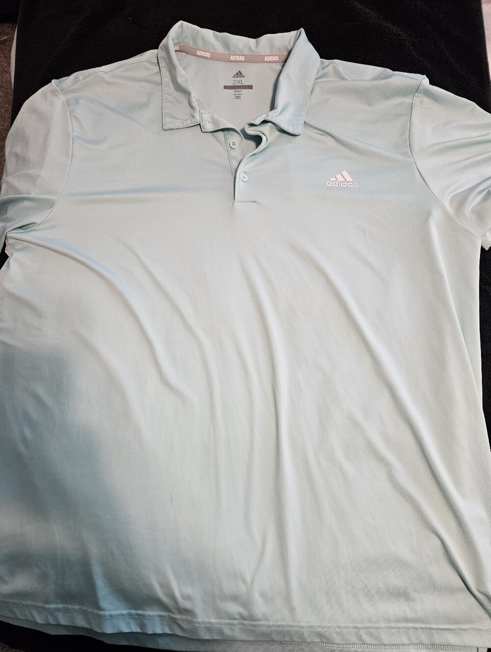 Adidas Men's Mint Green Polo Shirt